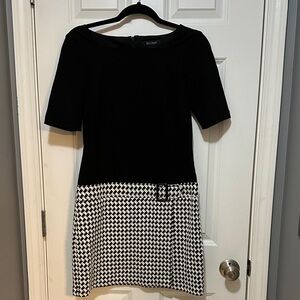 White House Black Market Houndstooth Mini Dress
